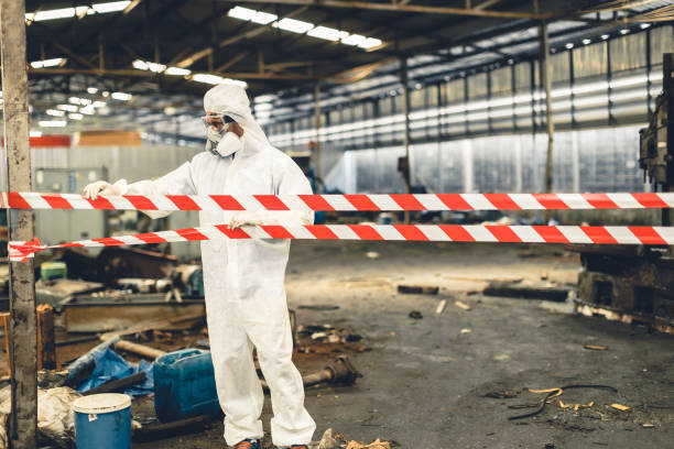 Professional Trauma Scene Cleanup technician working in Lancaster, KY